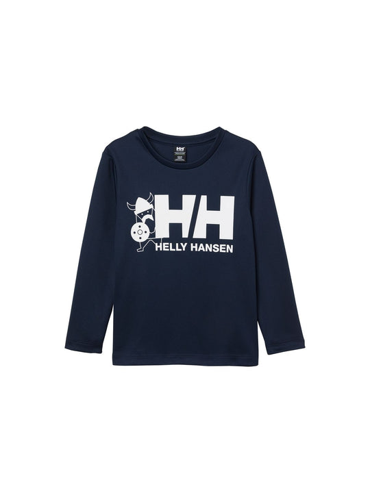 Koszulka dziecięca HELLY HANSEN K Hh Tech Graphic Ls Top granatowa
