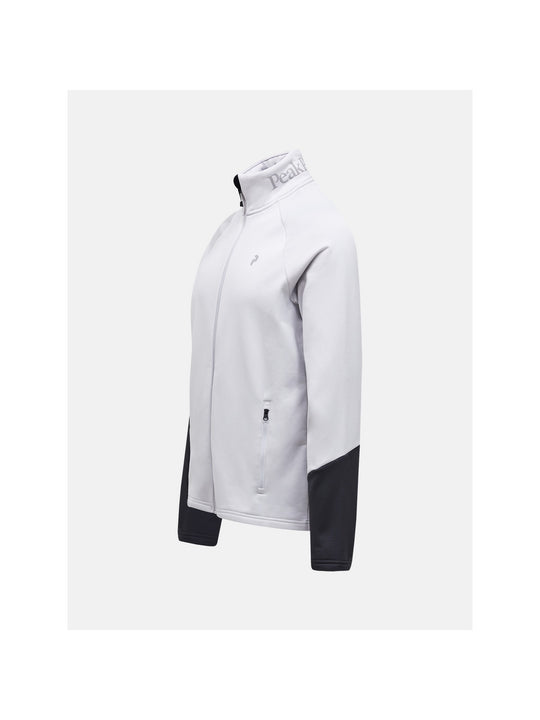 Bluza męska PEAK PERFORMANCE Rider Essentials Midlayer Zip Jacket biała
