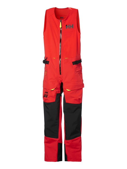 Spodnie damskie HELLY HANSEN W Ægir Race Salopett Kolor czerwone
