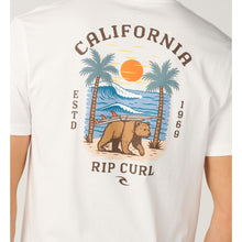 Koszulka męska RIP CURL Desti Animals biała
