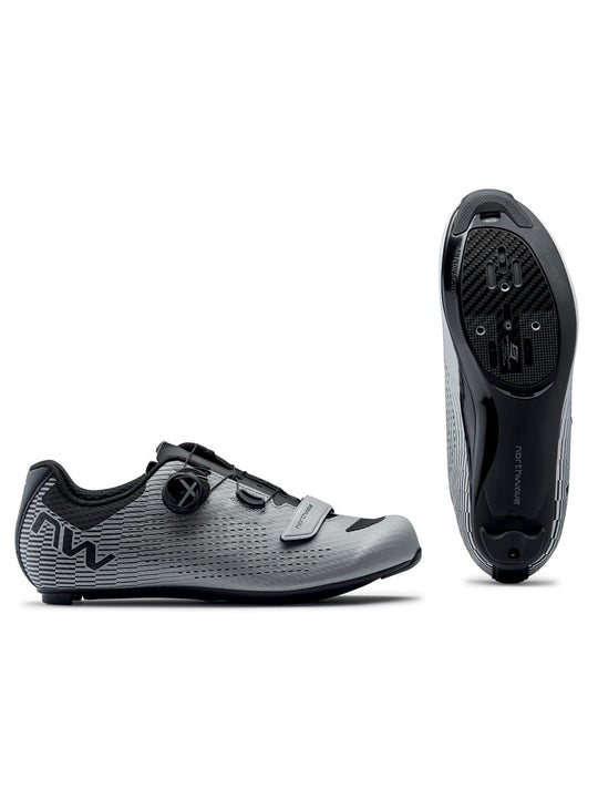 Buty rowerowe NORTHWAVE Storm Carbon 2 srebrny/odblaskowy - Adventure Sports
