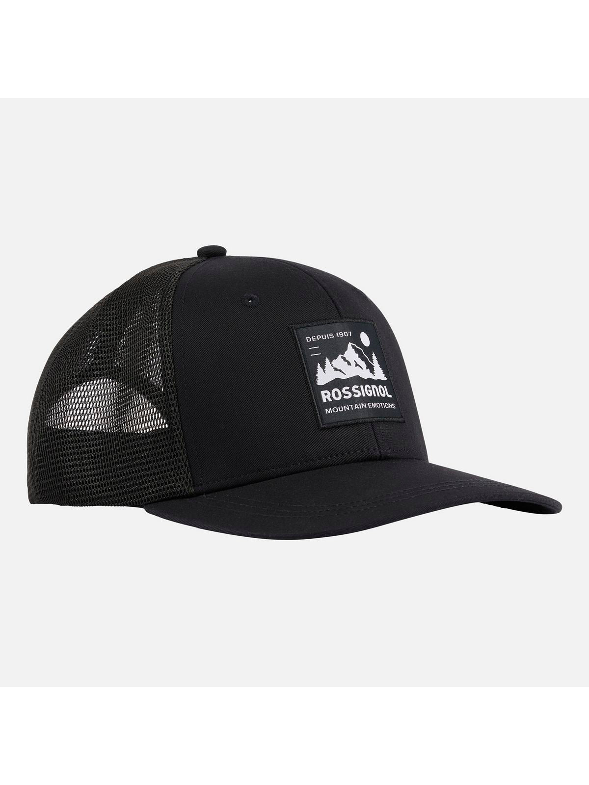 Czapka z daszkiem ROSSIGNOL Mid Crown Trucker Cap czarna