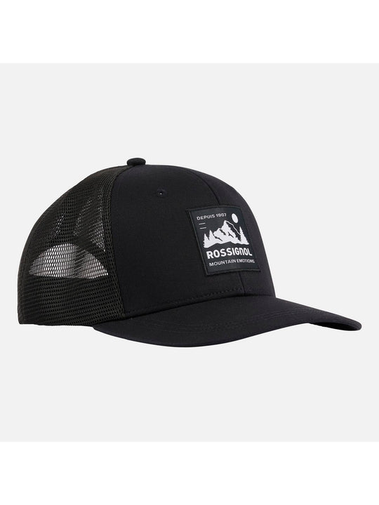 Czapka z daszkiem ROSSIGNOL Mid Crown Trucker Cap czarna
