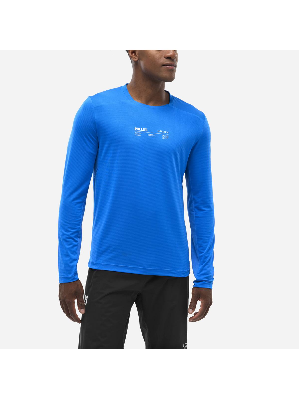 Koszulka męska MILLET Intense Ts Ls M niebieska'