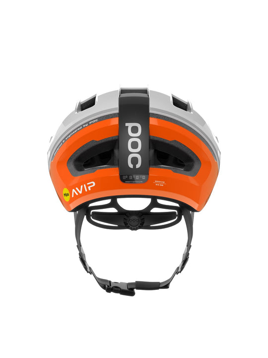 Kask rowerowy POC Omne Beacon MIPS biało pomarańczowy - Adventure Sports

