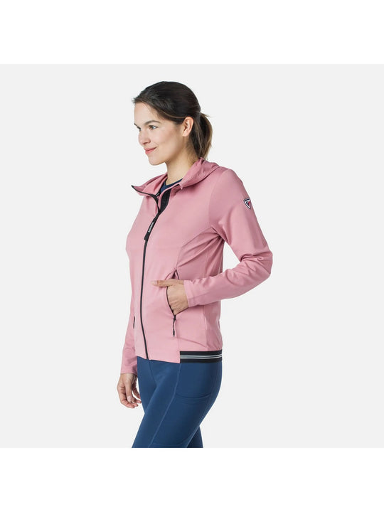 Bluza ROSSIGNOL W Hoodie Fleece - rozowy - Adventure Sports
