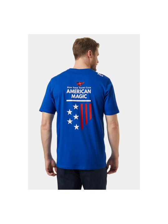 Koszulka HELLY HANSEN Am Cotton T-Shirt niebieski - Adventure Sports
