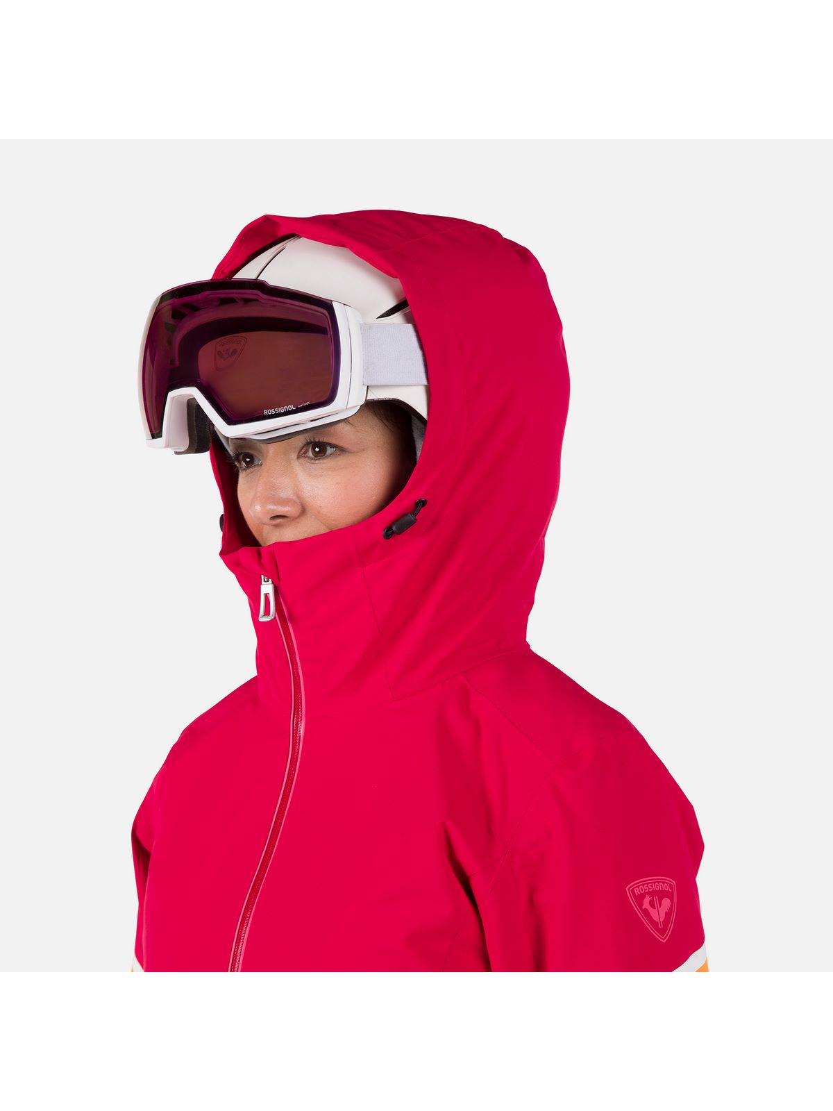 Kurtka narciarska damska ROSSIGNOL W Strawpile Jkt czerwony