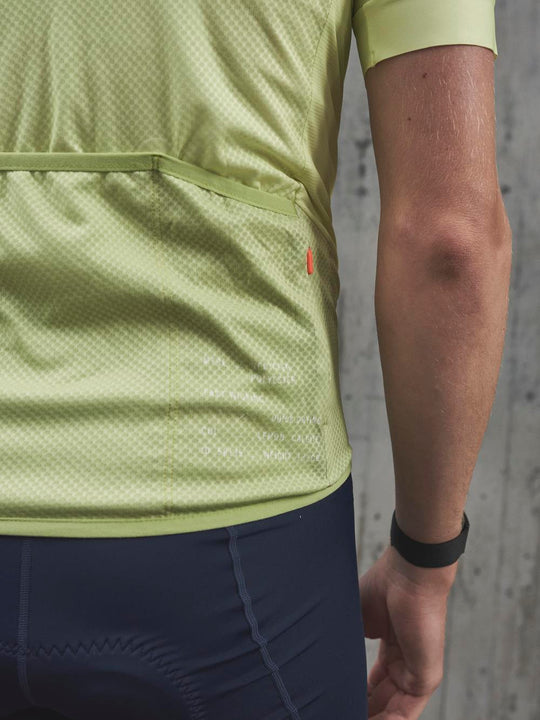 Koszulka rowerowa POC M’s ESSENTIAL ROAD LOGO - żółty - Adventure Sports
