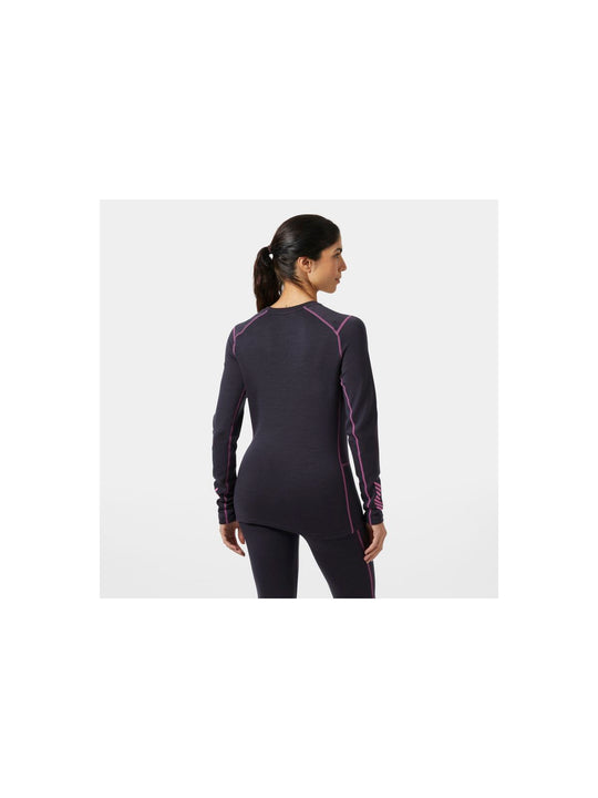 Koszulka damska HELLY HANSEN W Lifa Merino Midweight Graphic Crew multicolor
