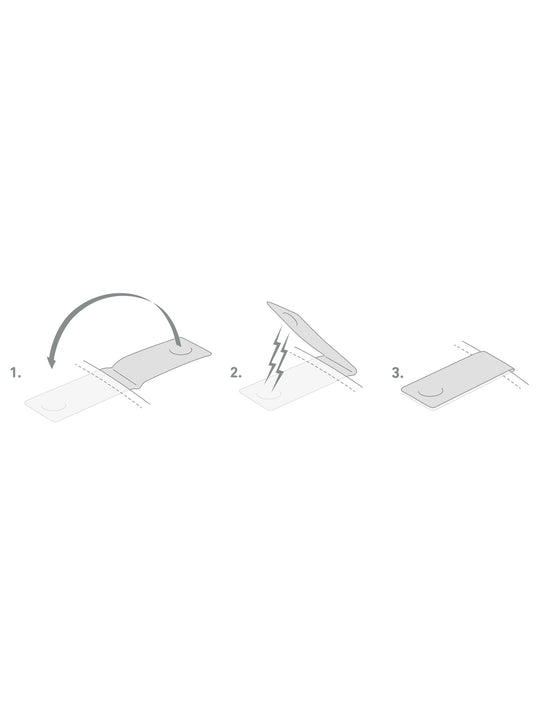 Klip BOOKMAN Clip-on Reflectors biały
