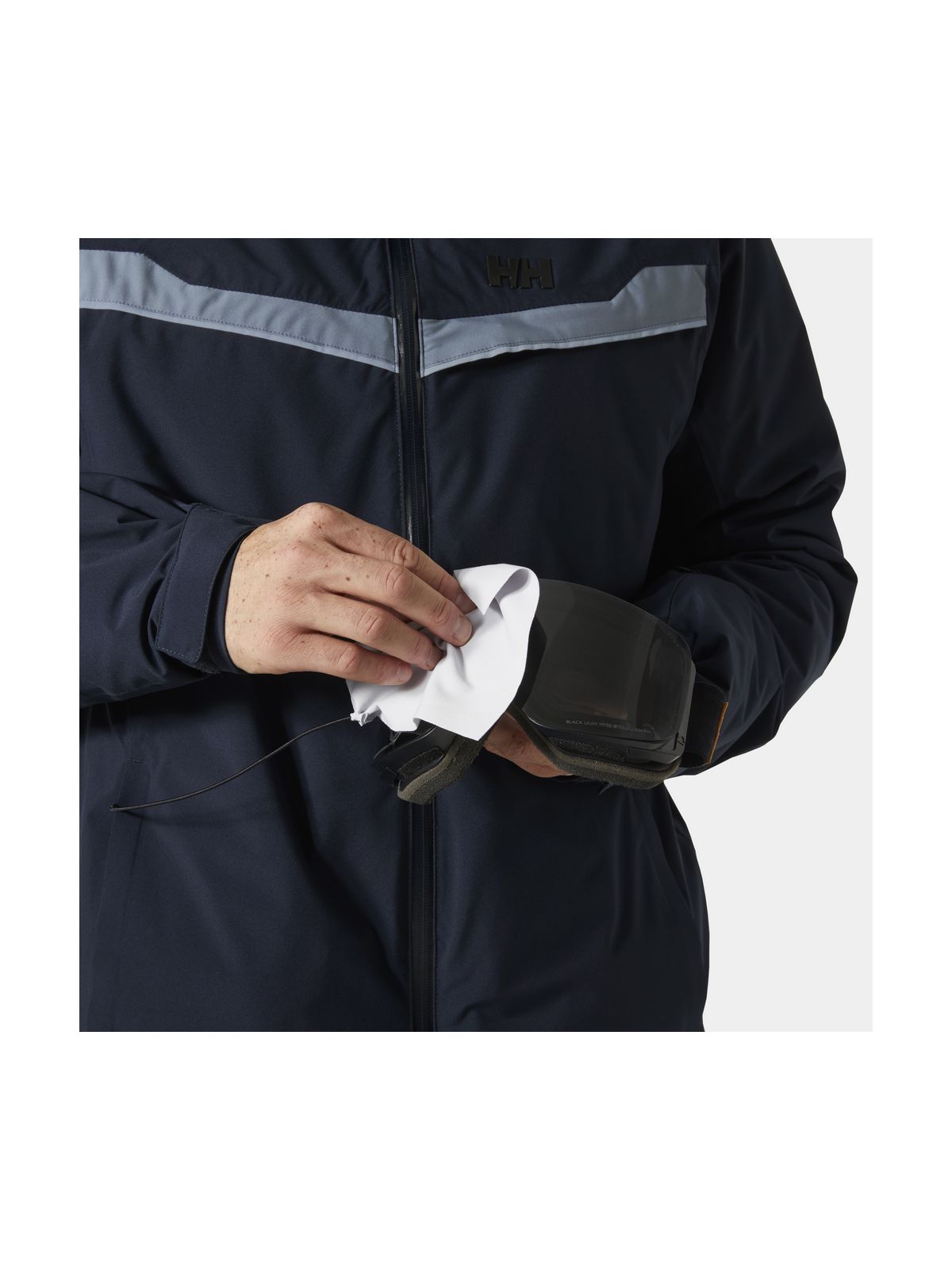 Kurtka narciarska męska HELLY HANSEN PANORAMA 2.0 INS JACKET granatowa