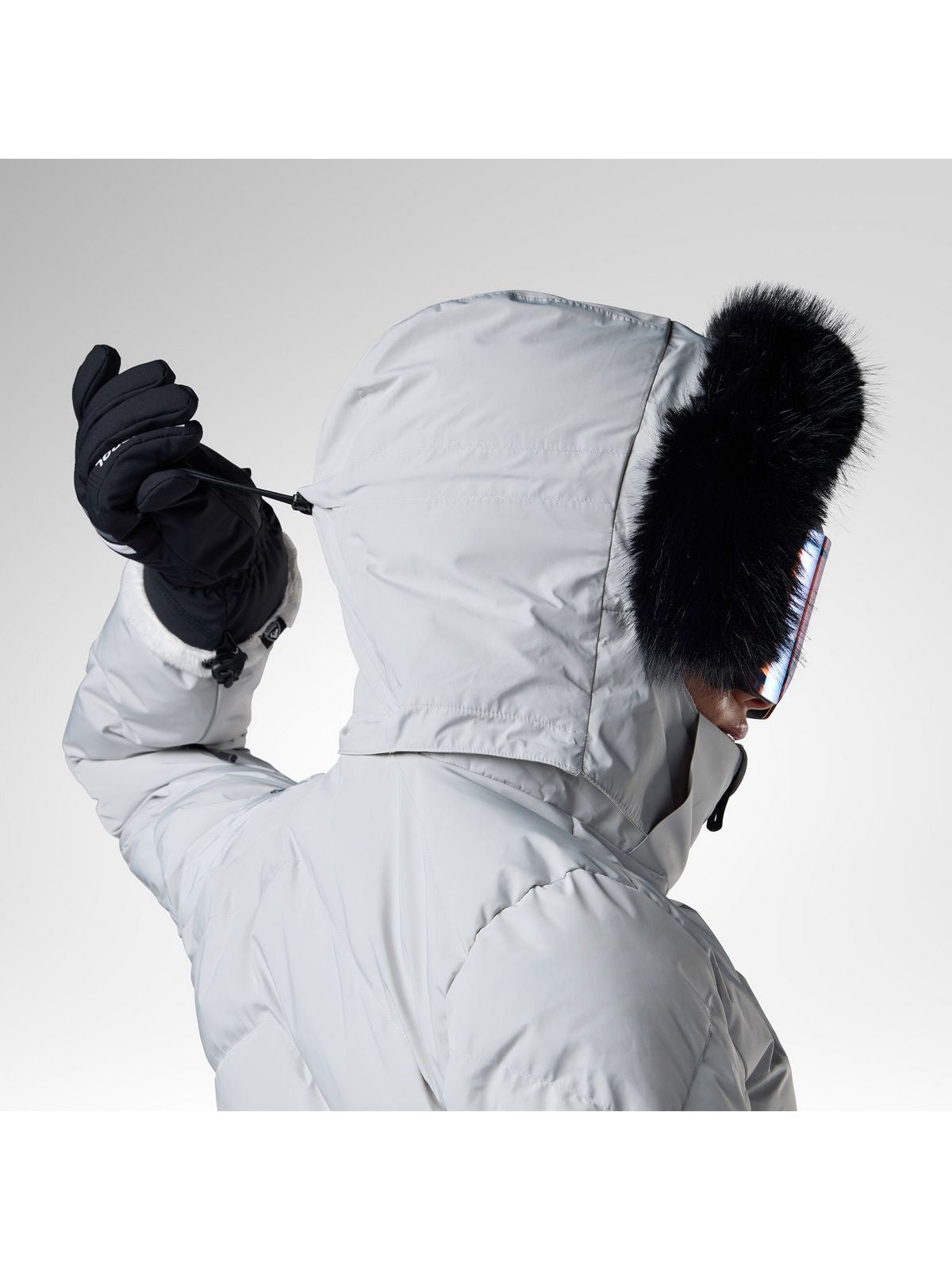 Kurtka narciarska damska ROSSIGNOL W Staci Insulated Jkt szara