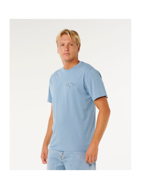 Koszulka męska RIP CURL Hazey Days Tee niebieska
