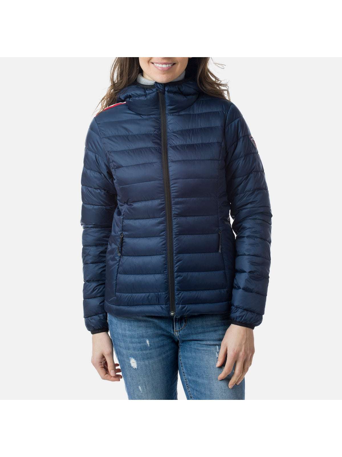 Kurtka Rossignol damska W Rossi Hood Jkt granatowy - Adventure Sports