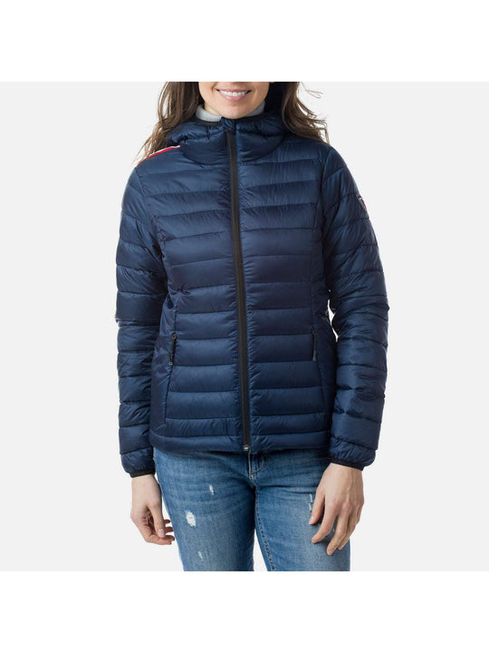 Kurtka Rossignol damska W Rossi Hood Jkt granatowy - Adventure Sports
