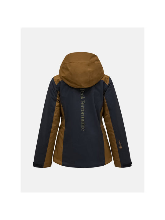 Kurtka narciarska damska PEAK PERFORMANCE Anima Blocked HIPE 2L Insulated Shell Jacket czarna
