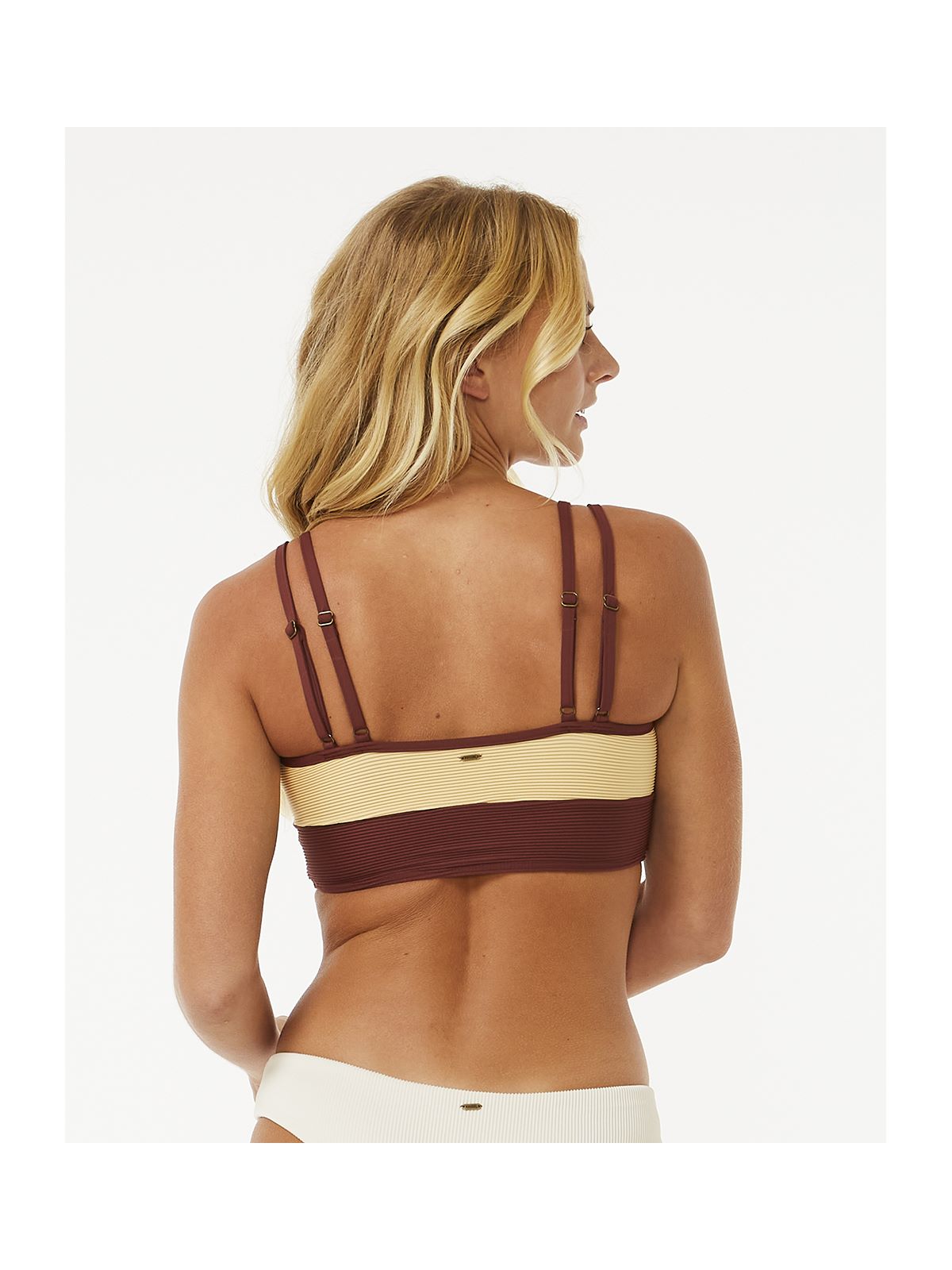 TOP RIP CURL BLOCK PARTY SPLICED CROP - S - kostium - Adventure Sports