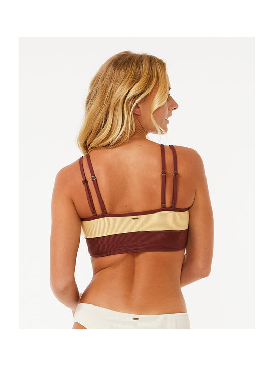 TOP RIP CURL BLOCK PARTY SPLICED CROP - S - kostium - Adventure Sports
