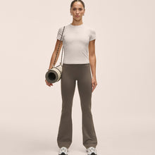 Koszulka treningowa damska CASALL Cotton Blend Slim Tee kolor biały
