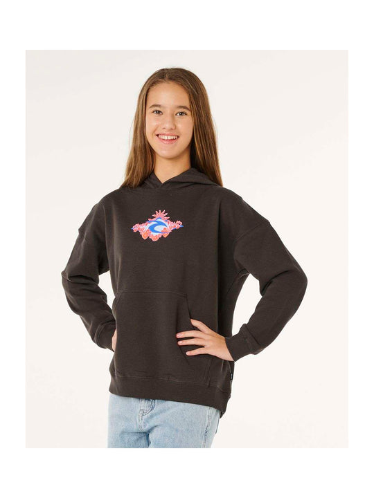Bluza dziewczęca RIP CURL Sunshine Squad Hood - Girl czarna
