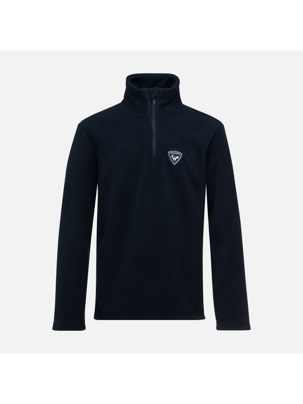 Bluza narciarska chłopięca Rossignol Boy 1/2 Zip Fleece czarny - Adventure Sports