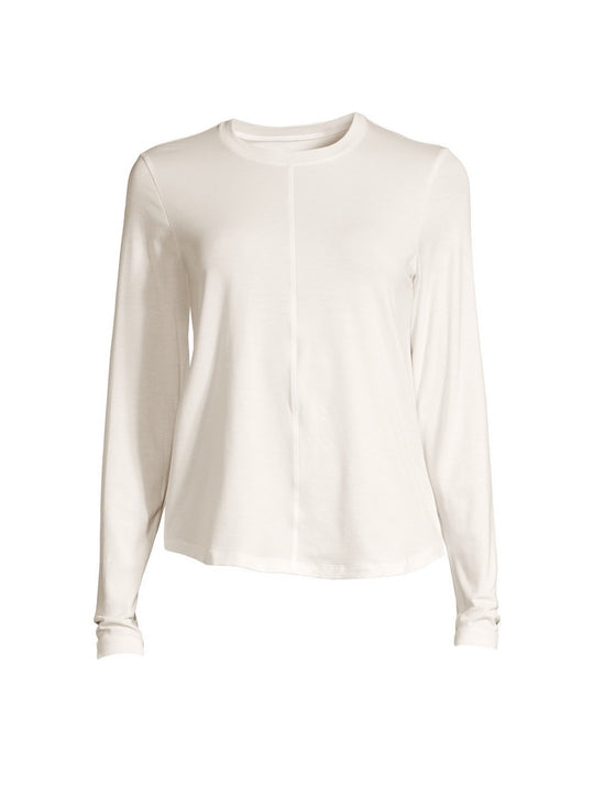 Koszulka CASALL Delight Crew Neck Long Sleeve biały - Adventure Sports
