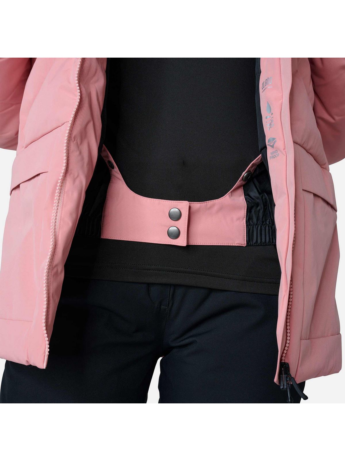Kurtka Rossignol W Puffy Parka różowy - narciarska - Adventure Sports