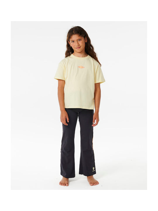 Koszulka RIP CURL Tropic Search Tee Girl żółty - Adventure Sports
