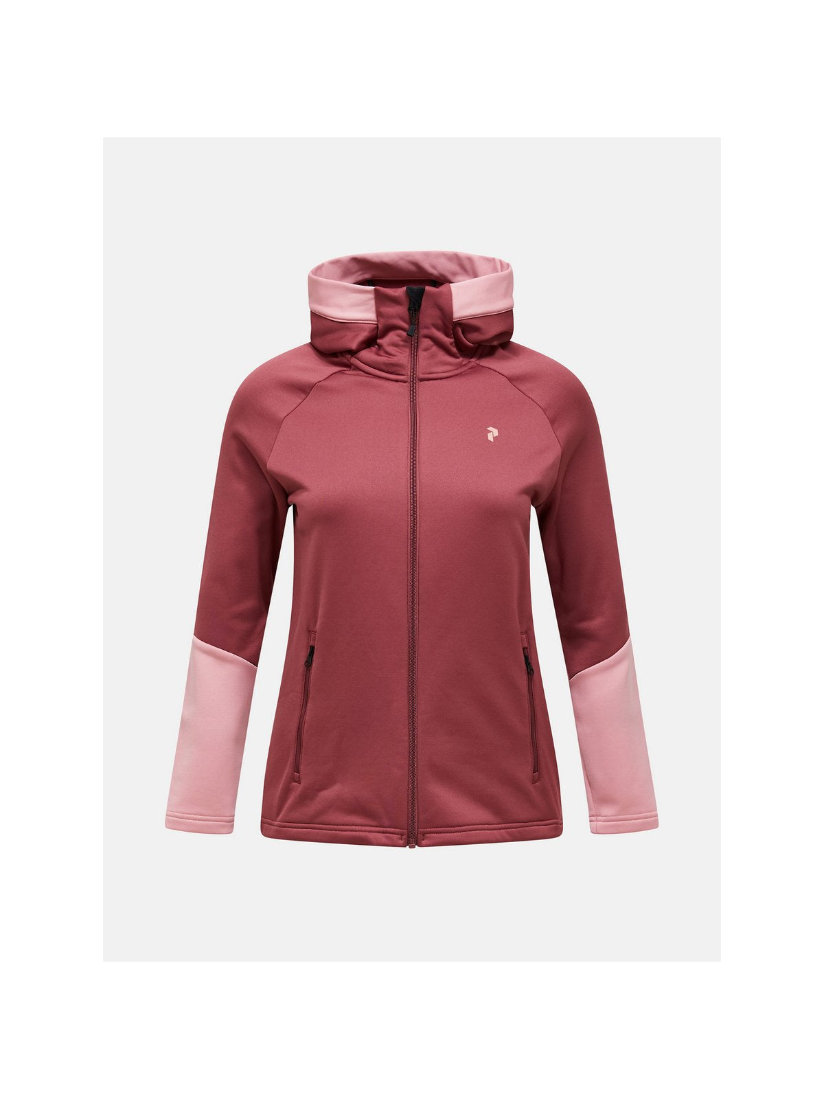 adventuresports bluza-peak-performance-w-rider-essentials-midlayer-zip-hood-g80574160-r64 front