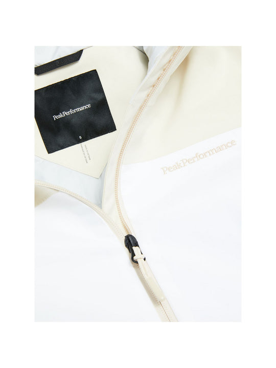 Kurtka narciarska damska PEAK PERFORMANCE Anima Blocked HIPE 2L Insulated Shell Jacket biała
