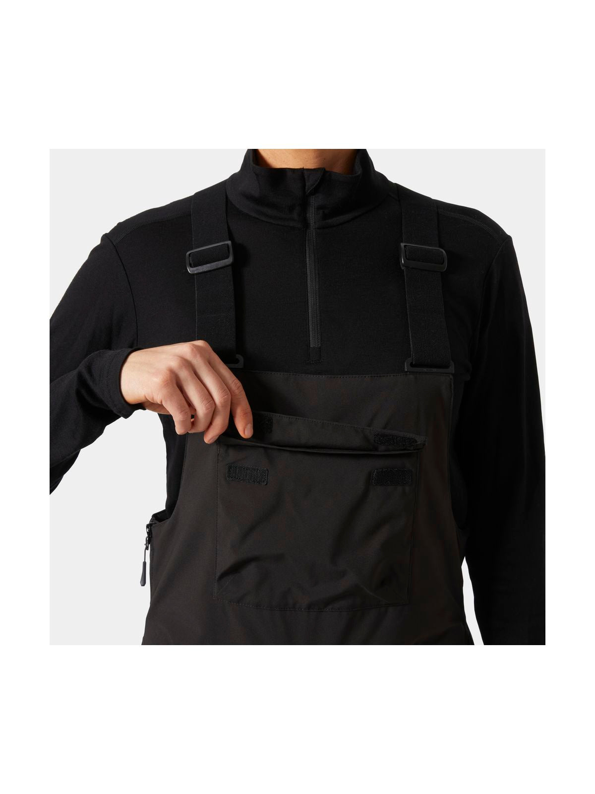 Spodnie narciarskie damskie HELLY HANSEN W LEGENDARY INSULATED BIB PANT czarne