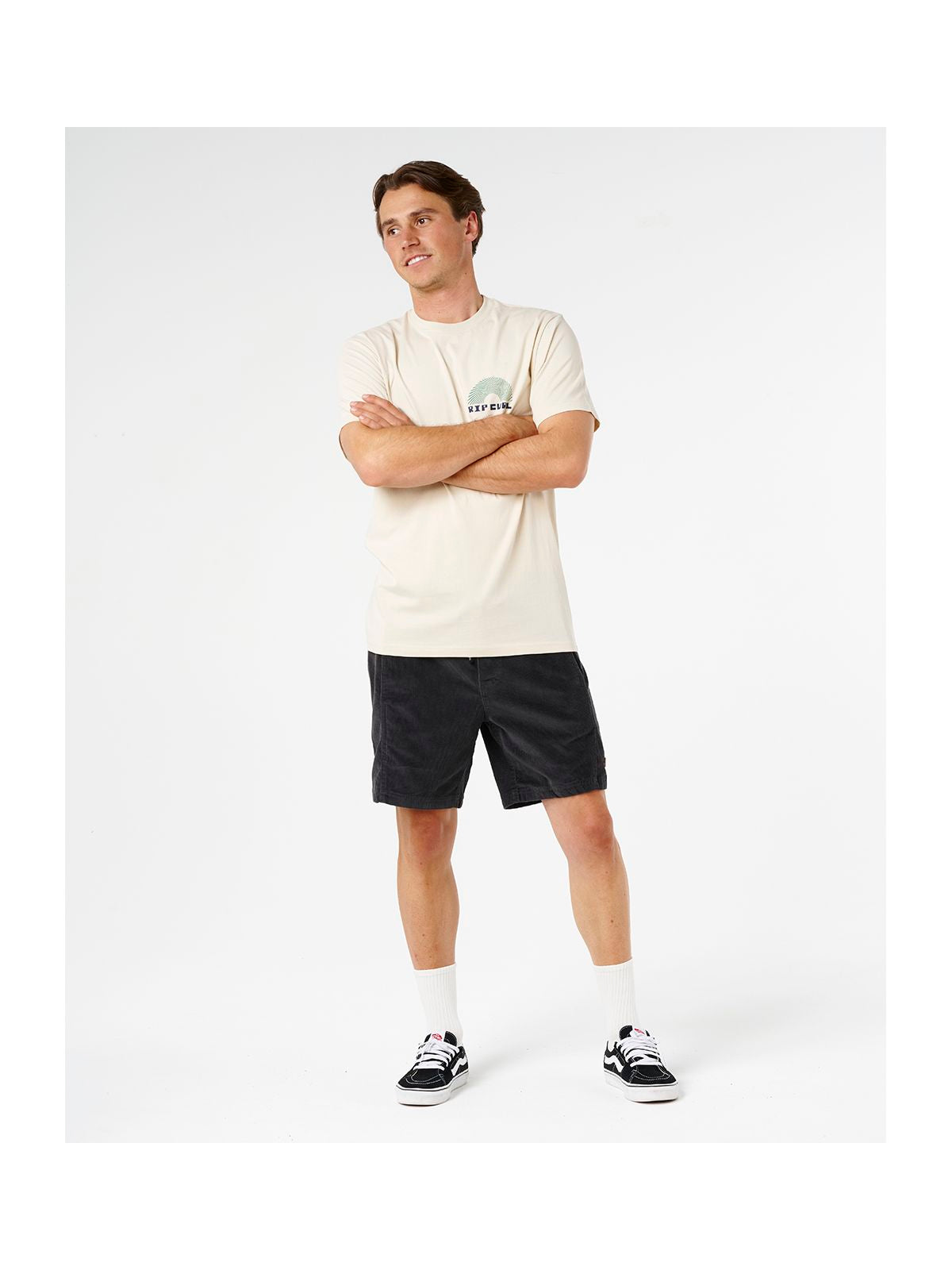 Koszulka męska RIP CURL Aots Rising Tee biała