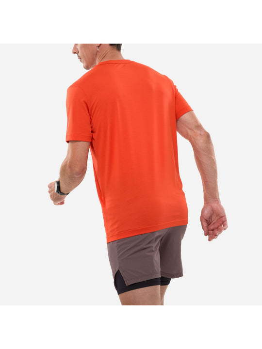 Koszulka męska MILLET Intense Essential Ts Ss M czerwona
