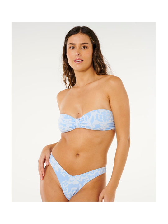 Góra bikini RIP CURL Pacific Coast Bandeau niebieska
