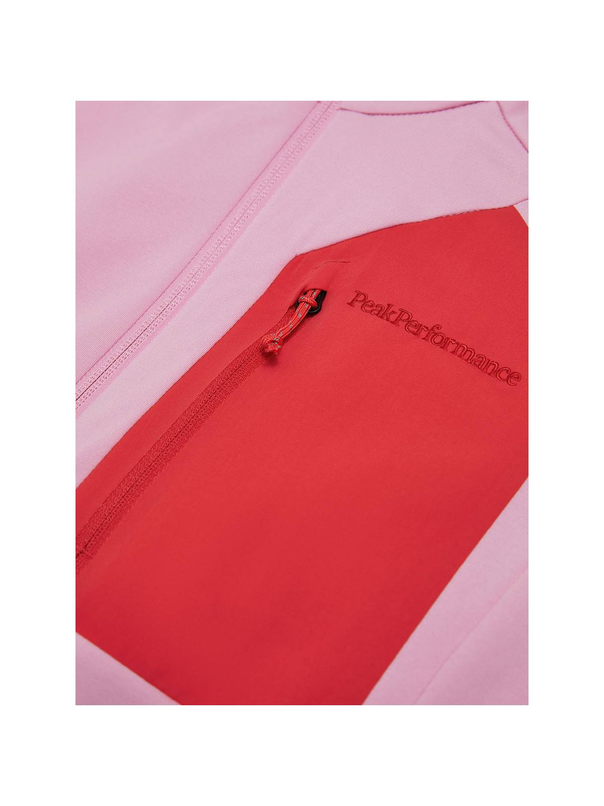 Bluza PEAK PERFORMANCE W Utility Light Zip Hood różowy - Adventure Sports