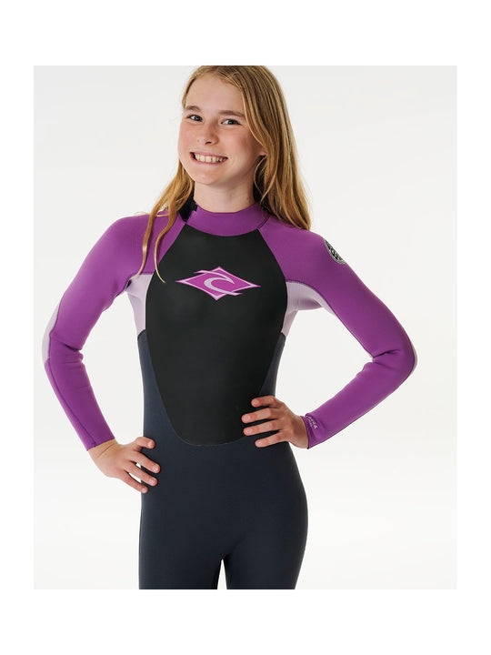 Pianka surfingowa dziewczęca RIP CURL Kids Omega 5/3Gb Bz fioletowa
