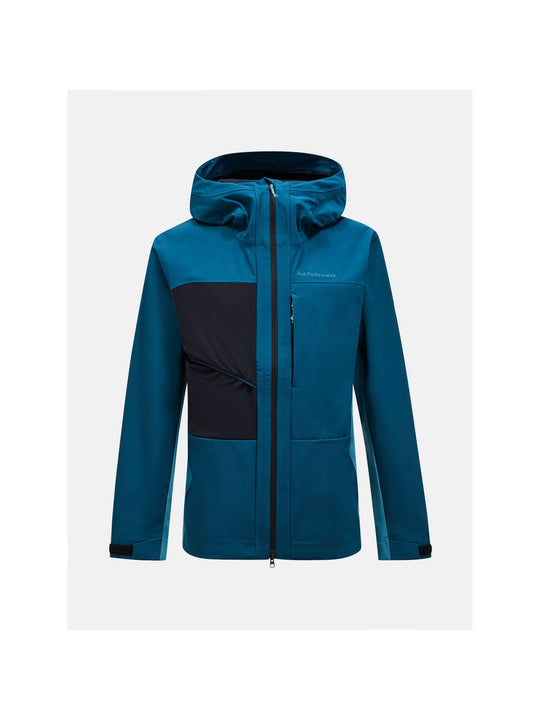 Kurtka męska Peak Performance M Ascent Softshell Jacket zielona - narciarska - Adventure Sports
