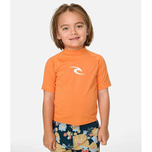 Lycra chłopięca RIP CURL Waves Upf S/S-Boy pomarańczowa
