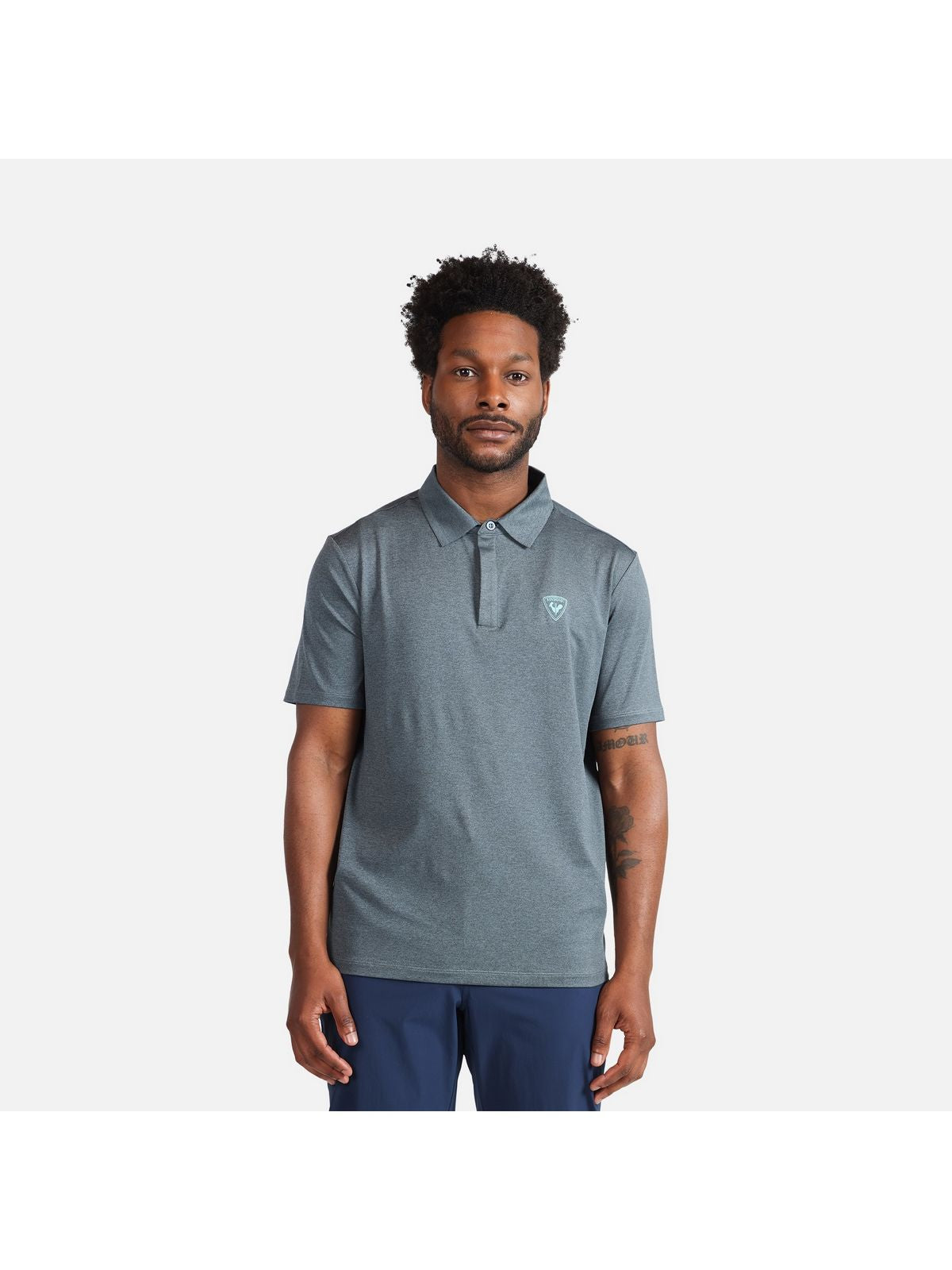 Koszulka męska polo ROSSIGNOL Cloudrest Polo niebieski - Adventure Sports