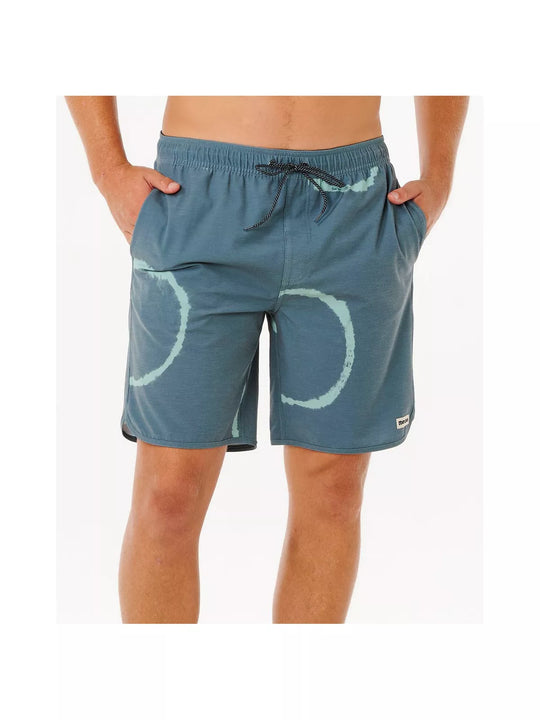 Boardshorty męskie RIP CURL Pacific Rinse Dye Volley zielone
