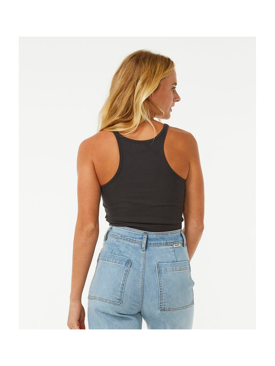 Koszulka RIP CURL Endless Summer Ribbed Tank czarny - Adventure Sports
