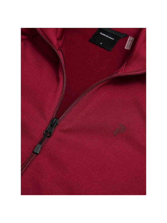 Bluza PEAK PERFORMANCE W Rider Essentials Zip Jacket bordowy
