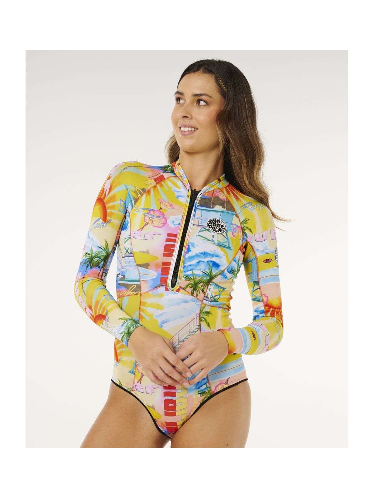Pianka damska RIP CURL G-Bomb 1.5Mm Ls Fz Full Spring multikolor