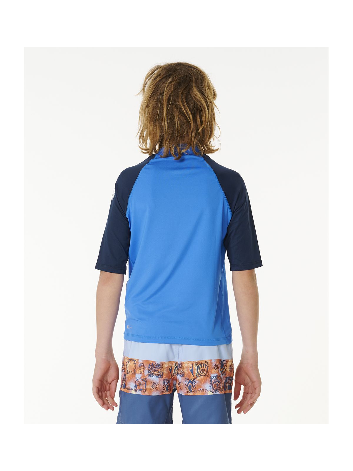 Lycra RIP CURL Shock Upf S/S-Boy niebieski