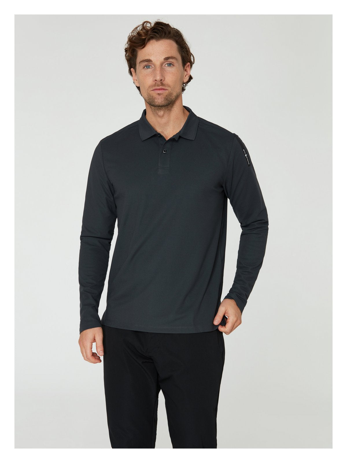 Koszulka męska SAIL RACING M Spray Technical Ls Polo szara