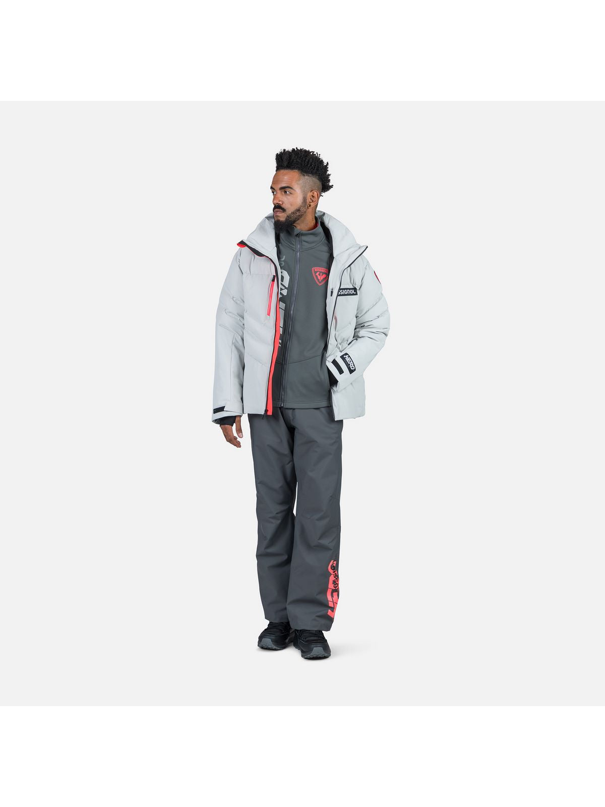 Bluza męska ROSSIGNOL New Hero Classique Clim szary