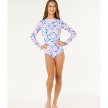 Kostium dziewczęcy RIP CURL Sunshine Upf Ls Surfsuit- Girl niebieski
