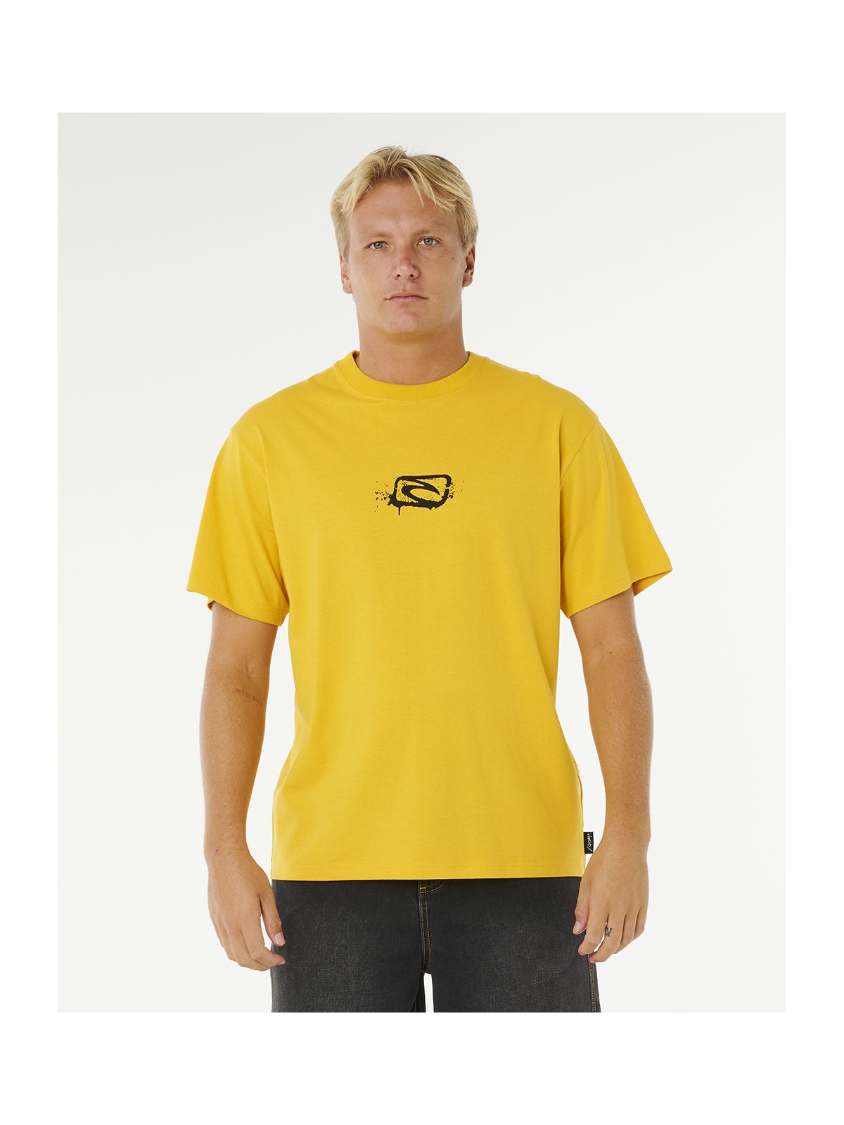 Koszulka męska RIP CURL Medina Inner Vision Spray Tee żółta