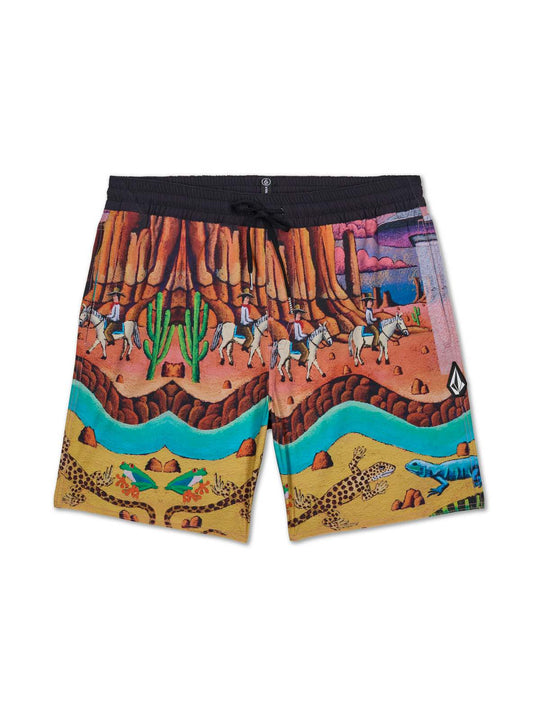 Szorty kąpielowe VOLCOM Fa Mickey Mason Trunk 17 multikolor
